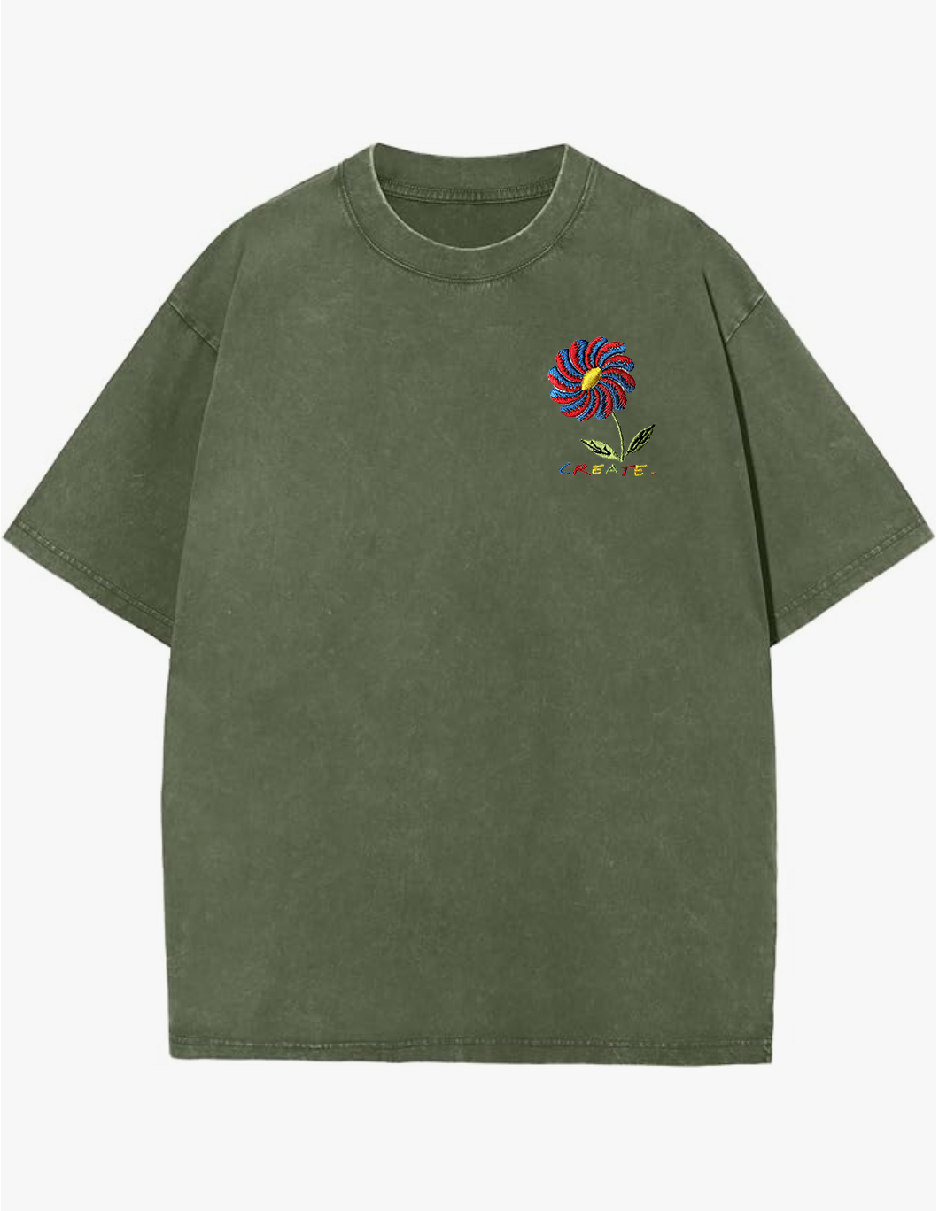 Wallflower Acid Washed Vintage Style T-shirt