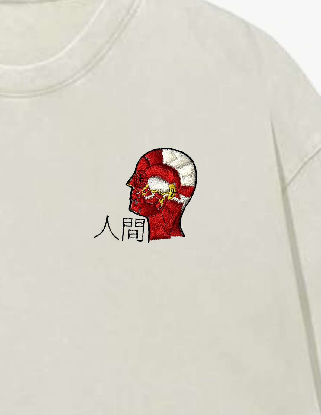 Human Skull Acid Washed Vintage T-shirt